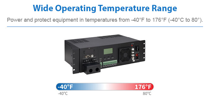 Wide operating temperature range