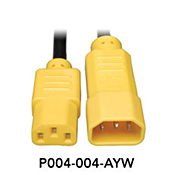 Power Cord Connector Color Yellow