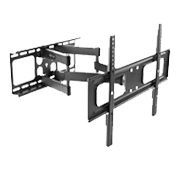 Outdoor Wall Mount with Articulating Arm for 37 in. to 80 in. Displays