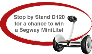 Stop by Stand D120 For a Chance to Win a Segway MiniLite!